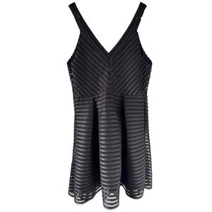 Express Black Textured Dress